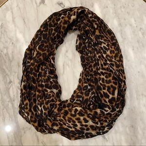 Leopard print scarf